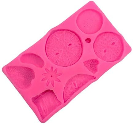 Moldes Tartas Silicona 2 Piezas De Fresa, Naranja, Kiwi, Combinación De Frutas, Molde De Silicona, Fondant De Chocolate, Decoración De Pastel, Goma De Mascar, Molde De Yeso