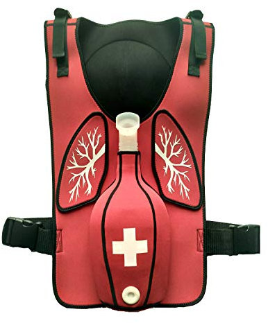 Kadxyan Professionelles Training Zur Simulation Von Atemwegsobstruktionen Mit Weste, Erste-Hilfe-Trainingsmodell Für Atemwegsobstruktion Bei Erwachsenen, Geeignet Für Simulierte Selbstrettung