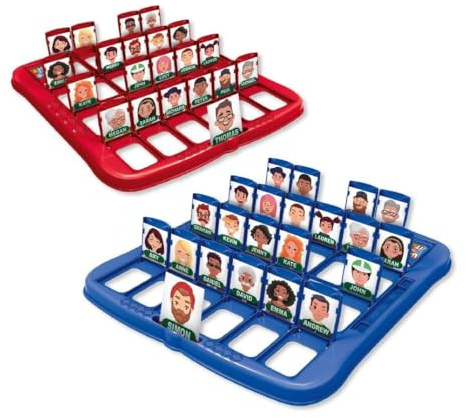 JugaToys - Juego Adivina Quien Soy - Juego de Mesa clásico de Preguntas - Juegos Infantiles - Quién es Quién para Niños y Niñas a Partir de 3 años - para divertirse en Familia - para 2 Jugadores