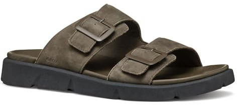 Geox Homme U XAND 2S A Sandale à glissière, Military, 42 EU