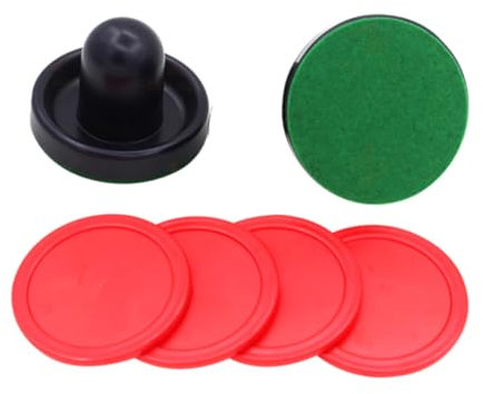 HANABASS Airhockey-schläger mit Ersatzpucks für Airhockey-Spiele Hockey-zubehör für Schnelles Spielvergnügen