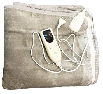 Calientacamas individual 150x80 cm, 1 mando (60W) - Ideal para calentar camas y mejorar el confort en noches frías.