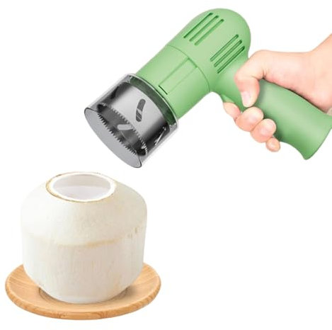 twostronking 36-W-Kokosnussöffner, Eingebauter 2000-Mah-Akku, One-Touch-Schalter, Mit Edelstahlklinge, 6-cm-öffnung, Für Saftladen Und Restaurants