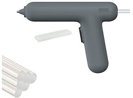 MZZYG Pistolet à Colle Chaude Pistolet À Colle Thermofusible Électrique sans Fil Mini Outil Adhésif De Réparation Thermique Maison Bricolage Portable Rechargeable(XM-YP-830-A-20stick)
