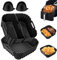 Molde Silicona Freidora de Aire para COSORI 5.5L/6L/6.2L, para Cecotec 5.5L/6L/6.5L, 5 Piezas Reutilizables Cuadrado Silicona Air Fryer para Philips/Ninja/Tefal/Russell Hobbs