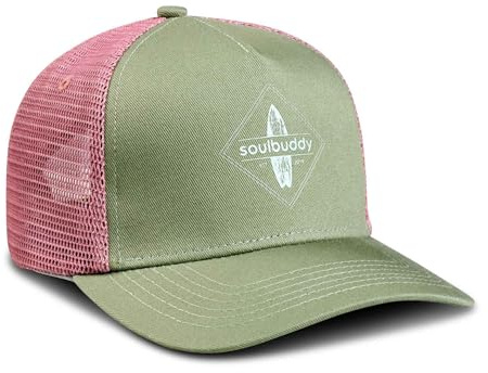 Soulbuddy Kinder Trucker Cap – Basecap für Jungen & Mädchen - Atmungsaktiv mit Mesh & Snapback verstellbar – Bequeme Sommer Sonnenkappe für Kids – 3 Größen verfügbar