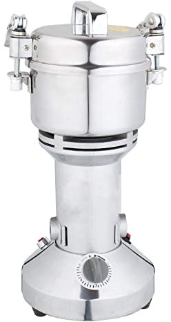 OZBME Molinillo eléctrico doméstico de 250 g, de Acero Inoxidable, para triturar Trigo Integral, arroz, maíz, etc.