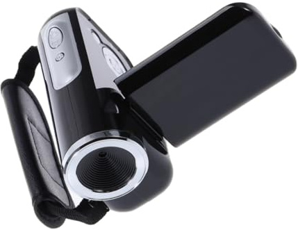BESPORTBLE Videocamera Digitale Portatile e Schermo Tft 2 Pollici Zoom Digitale 16x 16mp Fotocamera Mini Dv in Plastica Nero, per Riprese in Movimento