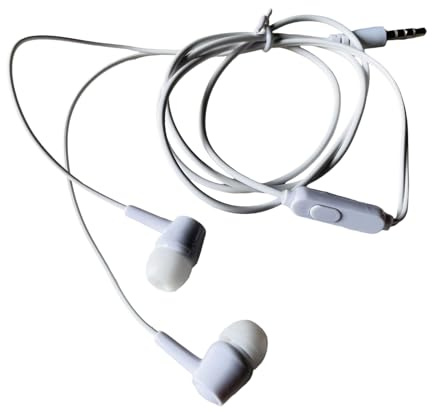 JSGHGDF Cuffie in-ear con microfono a cancellazione del rumore, resistenti al sudore, design per giochi e ufficio, universalmente con porta da 3,5 mm, auricolari sportivi per esercizio fisico