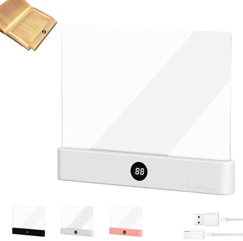 lesepanel,lucidlens leselampe,led buchpanel,led panel leselampe,Smart Reading Light,smart Led Book Light, Buchlampe,Panel Book Light,Augenschutz Leselicht Buch Buchseite Licht Mit 3 Farben Und Timer
