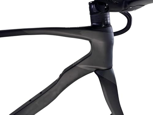 Generico Telaio in carbonio Gravel 700 * 45C Freno a disco Bicicletta Tutti i cablaggi interni Adatto for set elettronico Di2 Strada Grevil(Fork)