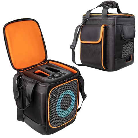 Reinforced Tool Transport Bag with Quick Access Zippers Accessory Pouches for 2 Power Devices Outdoor Power Station Storage