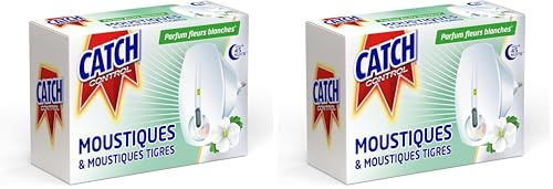 CATCH CONTROL Diffuseur Electrique Réglable Répulsif 45 nuits