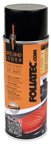 Foliatec F2406 sedile e pelle colore spray, rosso