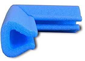 Geschickt Verpackt 40x Schaumstoff-Bilderecken 15–25 mm – Kantenschutz für Spiegel, Bilderrahmen, Monitore & Tischplatten - Tulip Ecken, stoßfest, hygienisch, wiederverwendbar, Made in EU, Bilderecken