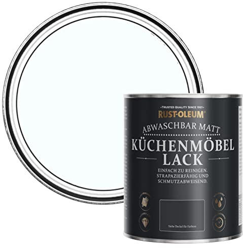 Rust-Oleum abwaschbare Küchenschrankfarbe in blau mit Matt Finish - Eiskappe 750ML