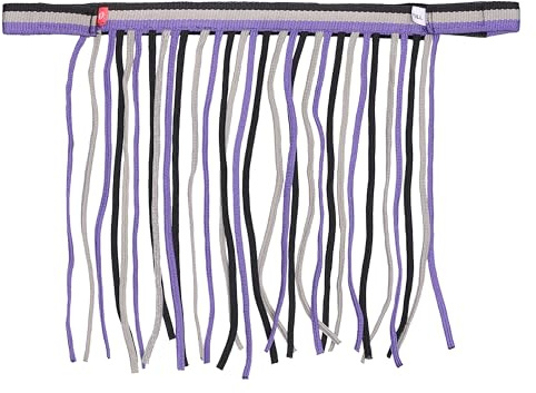 Imperial Riding frangia per mosche IRH, frangia in nylon con chiusura in, viola reale, pony