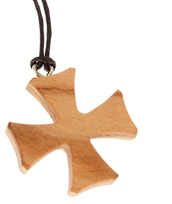 Holyart Croix de Malte Bois d'olivier