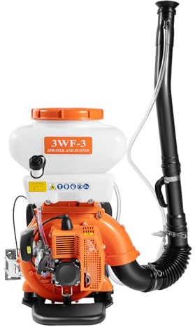 Pulverizador de motor de gasolina, 14 L, 7500 RPM, pulverizador de motor, pulverizador de espalda CDI, abono, rango de pulverización superior a 12 m