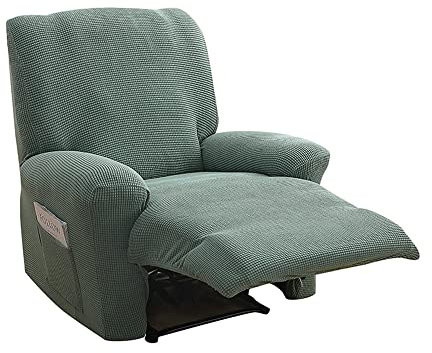Meigeh Sesselhussen für Relaxsessel Stretch Sesselschoner relaxsessel Sesselschutz relaxsessel schonbezug Sesselüberwurf für relaxsessel fernsehsessel Zypresse grün