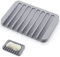 1 Pièce Porte Savon,Support Savon,Porte Savon Salle de Bain,Porte Savon Silicone,Porte Savon Cuisine,Porte Savon Douche,pour Salle de Bain,Cuisine (Gris)