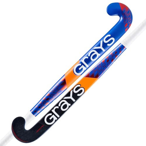 Grays GR4000 Dynabow Hockeyschläger, Blau/Rot, 95,2 cm (leicht)