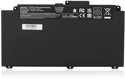CRLYLC CD03XL Laptop Akku für HP Probook 640 650 G4 G5/Probook 645 G4 Series CD03048XL-PR HSTNN-IB8B HSTNN-LB8F HSTNN-UB7K 931702-171 931702-421 931719-850 HSN-I14C-4/5 HSN-I15C 11.4V 48Wh Battery