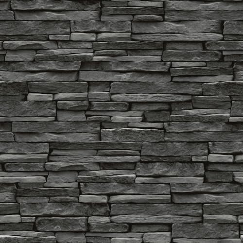 Holden Decor Thornton Charcoal Wallpaper 12865