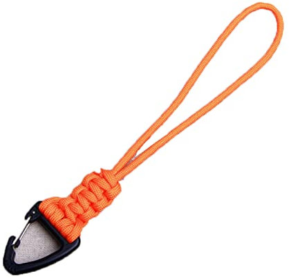 SAKURRDD Outdoor Survival Kit Paracord Schlüsselanhänger Lanyard Dreieck Schnalle Hochfeste Fallschirmschnur Notfall Überlebenstasche Schlüsselanhänger/328