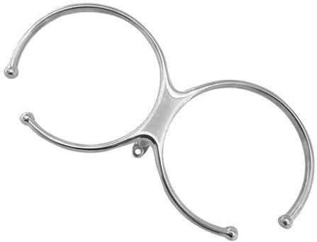 Portabicchieri in acciaio inox 316 con doppio anello per bevande e bottiglie, per yacht e barche