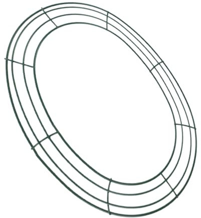ERINGOGO Ovaler Kranzrahmen Aus Metall Für Ostern DIY-heimwerkerarbeiten Blumenarrangementhalter Kranzzubehör Für Dekorative Heimdekoration