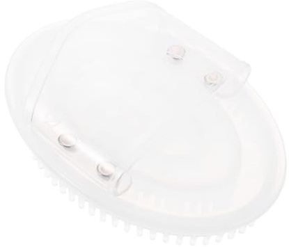 Körpermassagebürste aus Tpu Weiß mit Ergonomischem Griff | Ganzkörper Massagebürste, Shampoo Massagebürste, Bürste, Kosmetiksalon Zubehör