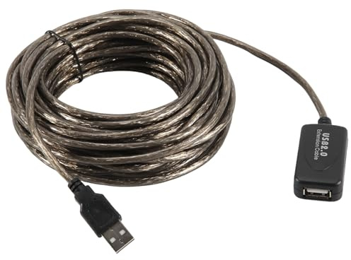 Butyge 10M USB 2.0 Verlaengerung aktiv/Repeater 480Mbp aktives USB Verlaengerungs-Kabel