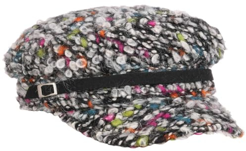 LIERYS Elbsegler Wool Cap Mehrfarbig Mit Innenfutter Made in Italy Damen Herbst Winter