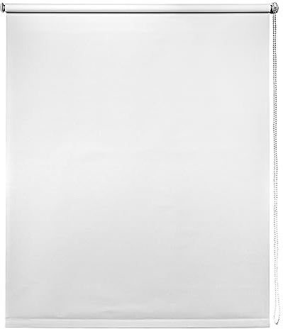 White Thermal Blackout Roller Blind - 75cm width x 165cm drop | White thermal blackout roller blind. 75cm width x 165cm drop. Suitable for recess or face fitting. Energy efficient.