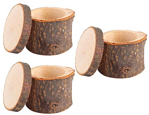 Tomotato Ringbox Trauringe, Handgefertigte DIY Ringbox aus Schima Superba Holz, Personalisierte Verlobungsringbox mit rustikaler Eleganz für Hochzeitsgeschenk und Valentinstag