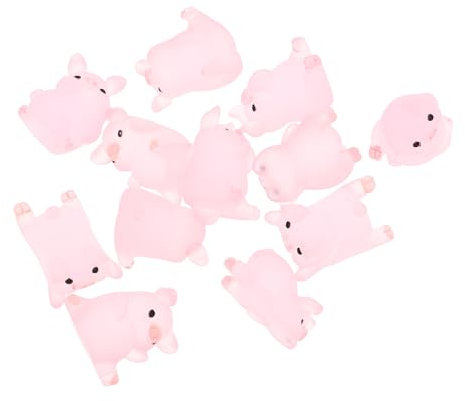 Cabilock 12stücke Harz Schwein Anhänger Harzschwein Handyhüllen Anhänger Diy Bastel Schmuck Charms Bastelornament Accessoires
