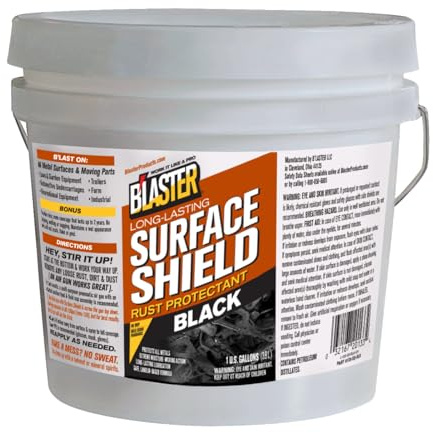 Blaster Surface Shield Black Series, Professional Automotive Undercoating for Rust Protection and Corrosion Prevention, 1 Gallon Pail, Pack of 1
