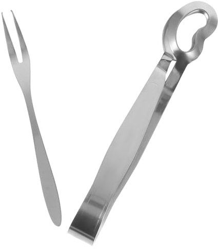 Cabilock Schneckenzange Aus Edelstahl Servierzange Und Schneckengabel Für Französische Gebackene Schnecken Haushaltsgeschirr Und Schalentierzange Schneckenwerkzeuge Für Küche