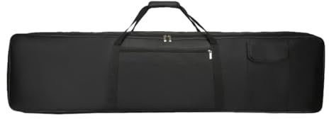 perfeclan Wasserdichte Keyboardtasche mit Griff, Oxford-Stoff, tragbare Keyboardtasche, Gigbag für elektrisches Keyboard und Klavier für Musikstudio, 88 Tasten
