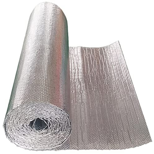 Isolierfolie Dämmfolie Thermofolien-Isolierrolle, Thermofolien-Isolierung, wärmereflektierende, wasserdichte Dampfsperre, Aluminiumfolien-Isoliermembranrolle für Wände, Dächer, Fußböden, Dachböden