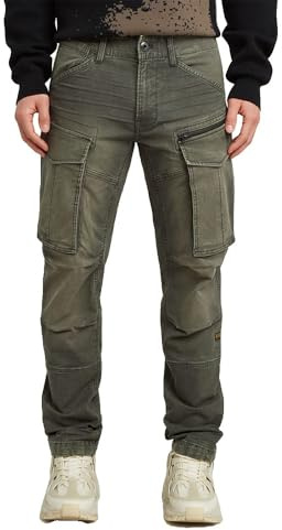 G-Star Rovic Zip 3D Regular Tapered Pants, Grå (Vintage Dust Asfalt D02190-e172-h514), 33W / 32L