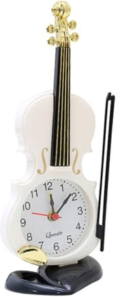 TOPBATHY Despertador Violin Digital Simulación Creativa Decoración Hogar Oficina