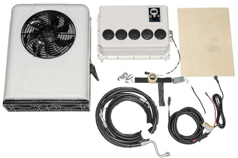 Climatiseur De Stationnement Compatible For Treeligo 12 V/24 V 10500 BTU Split AC For Camping-car/camion/camping-car(A Set of AC 24V)