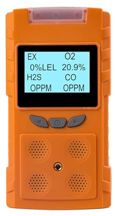 4 in 1 Gas Detector Real-time Detection Device Multi Gas Hydron Sulfide Carbon Monoxide Combustible Monitor With Wide Test Range