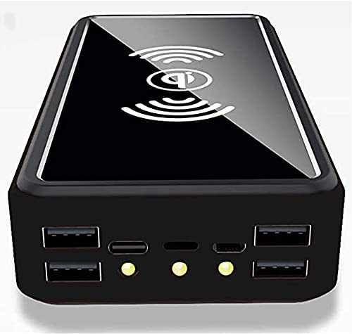 Batterie Externe, Chargeur Solaire Portable 100 000 mAh, Noir