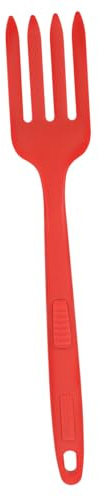 TOYANDONA Fourchette de Cuisine Silicone Pratique Fourchette Large et Légère pour Salades et Pâtes Sans Odeur Ustensile Quotidien Polyvalent