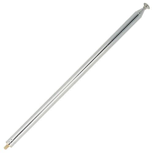 Minadax 50 Ohm Teleskopantenne (16,5–96 cm) mit M3-Gewinde – Universal Breitband-Antenne für Scanner, SDR, Messgeräte & Amateurfunk (40 MHz–6 GHz)