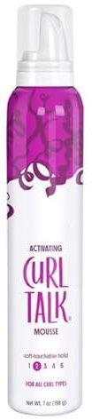 Curl Ṅöẗ Ÿöüṛ Ṁöẗḧëṛ ẗallk Activating Hair Mousse for Lightweight Hold and frizz-free style - 7. oz (Pack of -1)