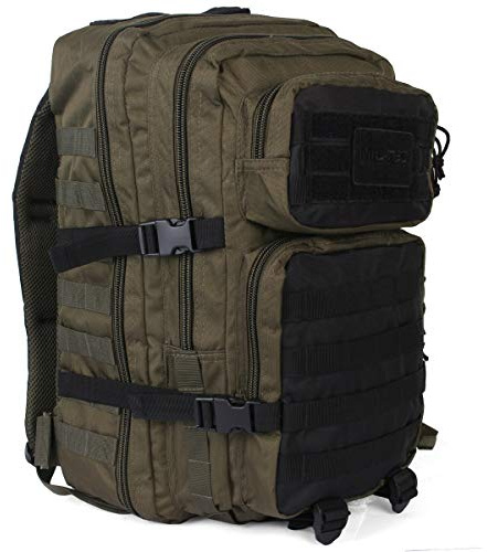 Mil-Tec US Assault-ryggsäck (stor/ranger grön/svart)